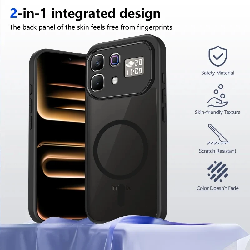 Magnetic Matte Case For Infinix Note 60 Pro Hot 60 Pro+ 60i 