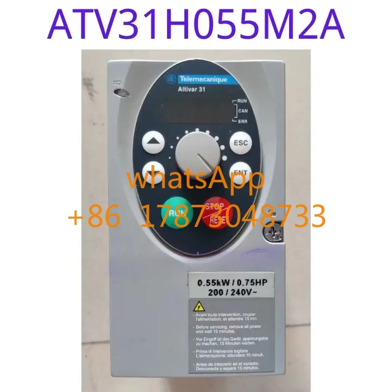 

Преобразователь частоты б/у ATV31H055M2A 0,55 кВт 220 В, функция протестирована неповрежденная, внешний вид неповрежденный