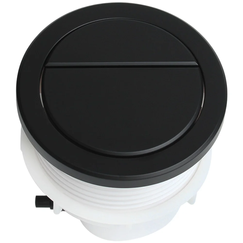Round Toilet Flush Button with Dual Flush for Concealed Cisterns ABS Construction Water Efficient Full Half Flush Modes