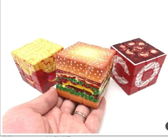 

Yummy Icy COKE French Fries Cheese Hamburger 3x3x3 Cube (hungry Collection)
