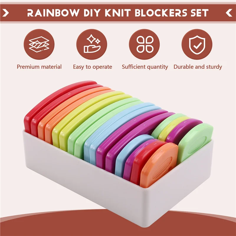 

A04G-40 шт., набор блокаров для вязания своими руками, коврики и булавки для вязания из нержавеющей стали с 2 размерами для вязания крючком своими руками