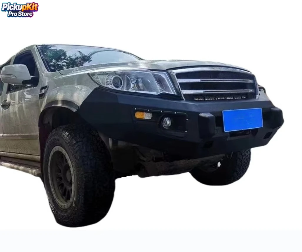 

Heavy Duty Towing Reinforced Steel Bull Bar Front Bumper for Fengjun Steed 6 Wingle