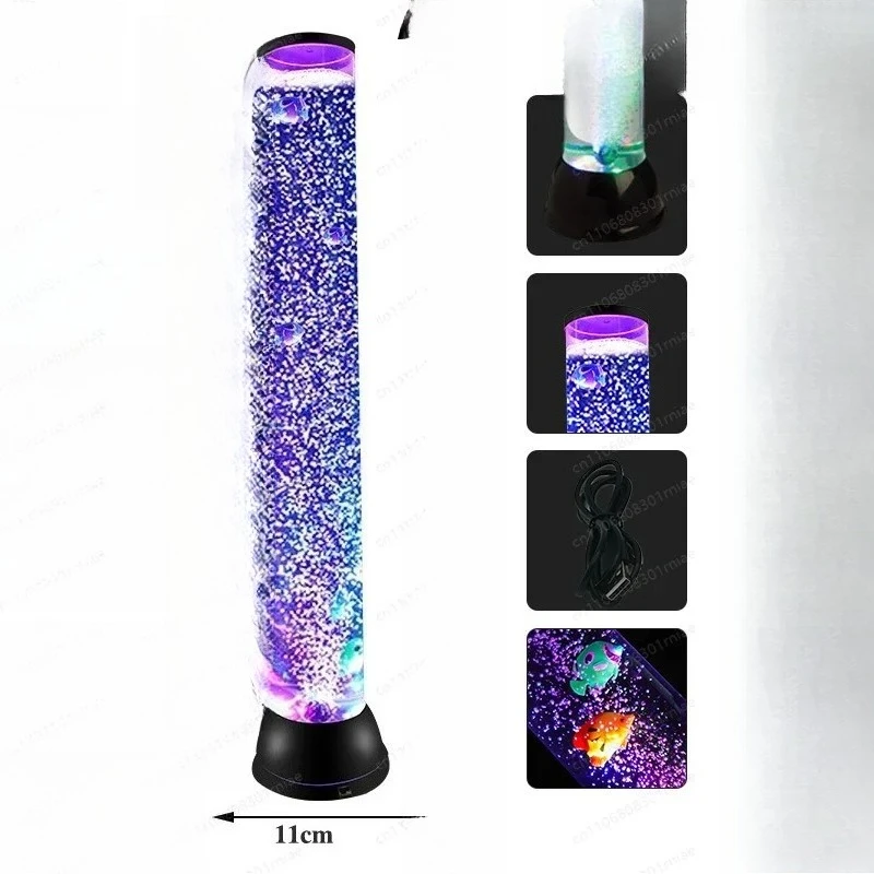

Aquarium led, USB powered atmosphere living room ornaments bedroom jellyfish colorful color changing equipment