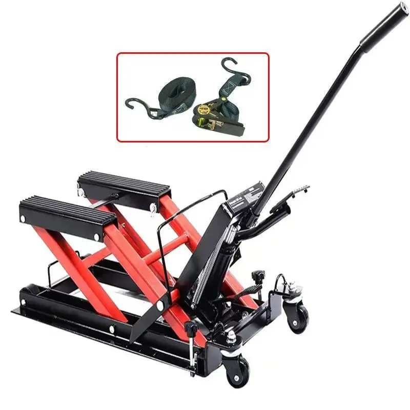 

Motorcycle lift platform heavy machinery hydraulic lift repair tools