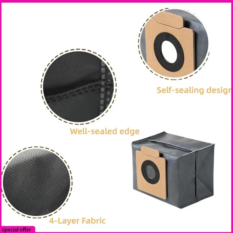 

A65Z For Eufy X8 Pro SES Robot Vacuum Replacement Parts Main Roller Brush Hepa Filter Mop Pad Cloth Dust Bag