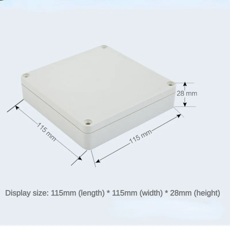 Instrument and equipment inverter waterproof plastic shell module security indoor control box 115 * 115 * 28