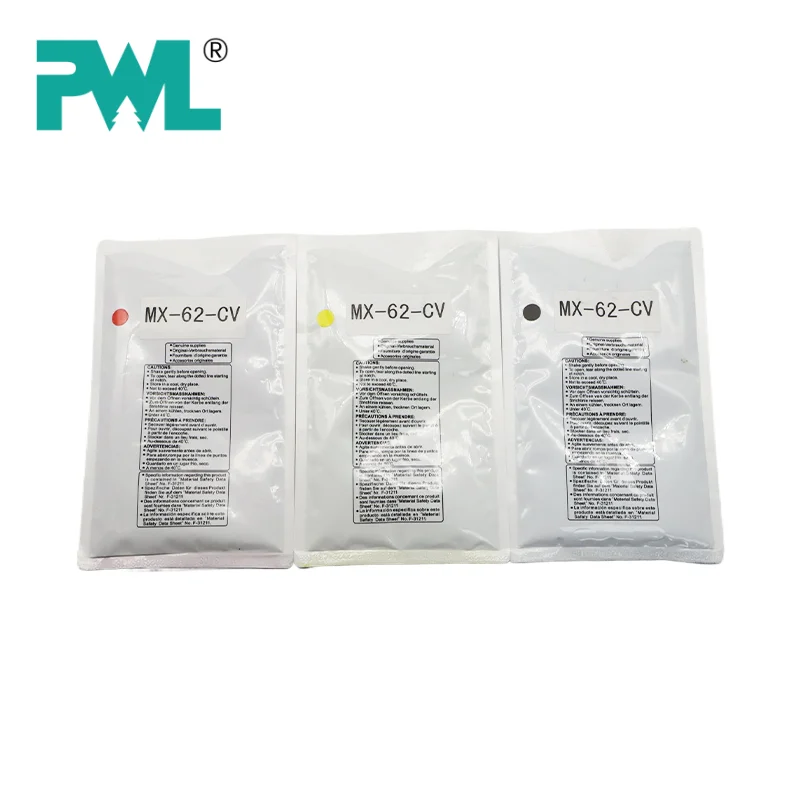 1PCS MX-62-CV MX62 Developer Powder for Sharp MX C6240 C6540 C7040 High Quality Copier Supplies CMYK