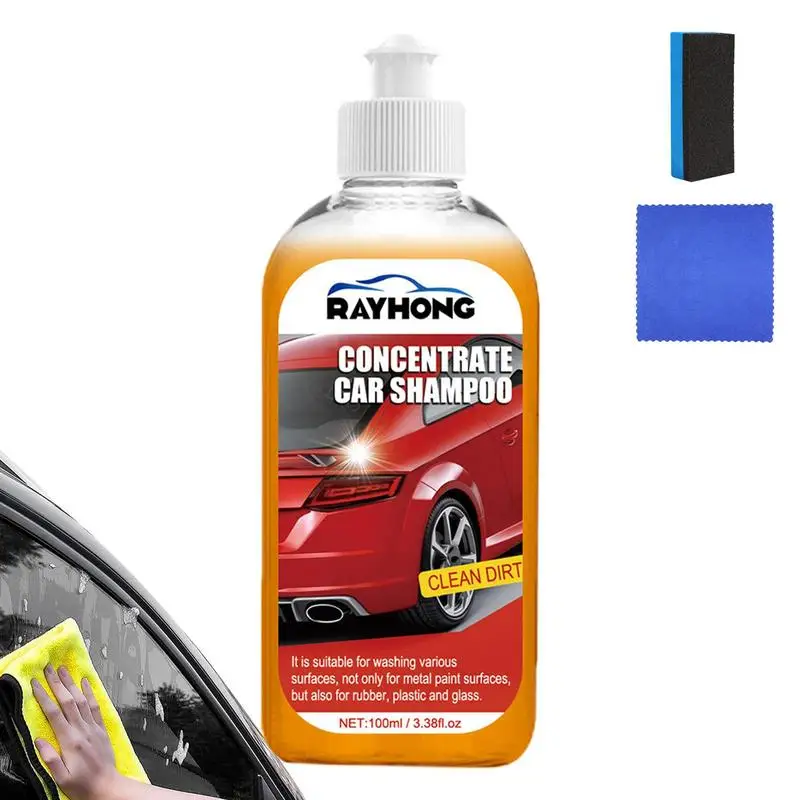 

Cleaning Kit For Cars 100ml Automobile Paint Foam Concentrated Cleaning Kit Clean Liquid For Vehicles Paint Auto Interior Fabric