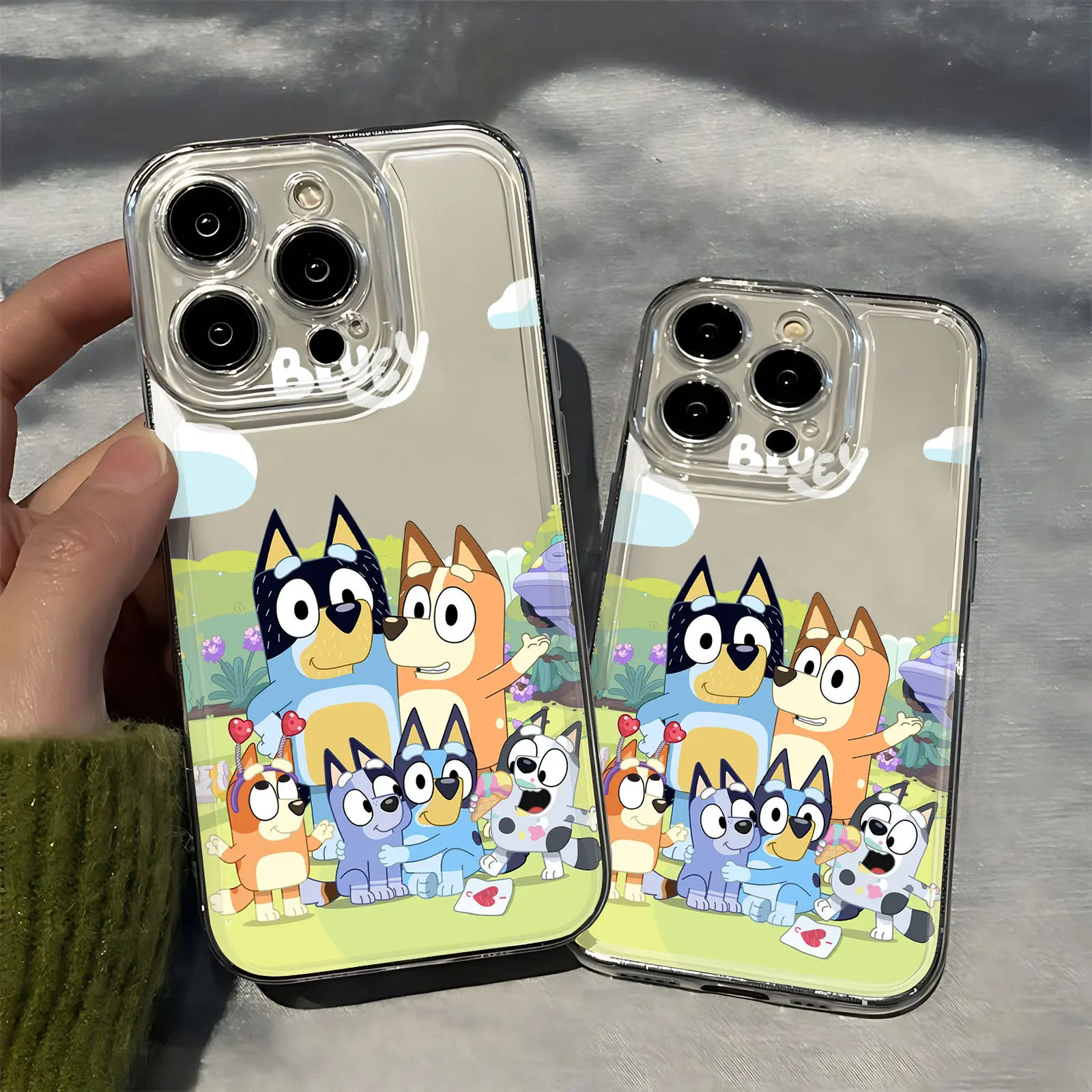 Cartoon B-Blueys Phone Case For Samsung S25 S24 S23 S22 S21 S20 S10 FE Note20 Note10 Plus Ultra Lite 5G Clear Soft TPU Cover