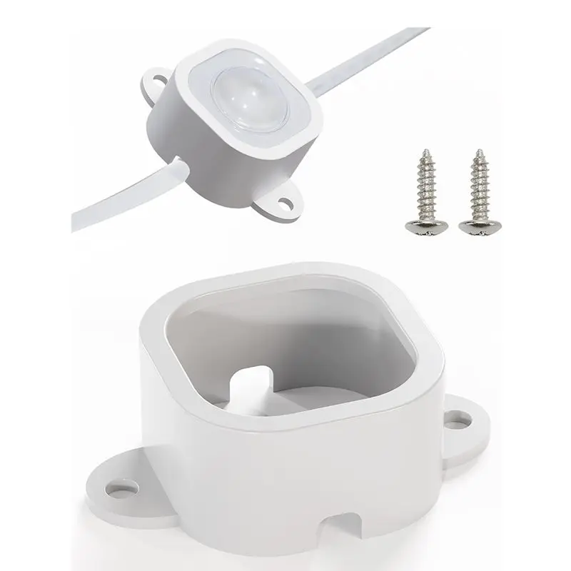 A01F-H706 مشابك تثبيت الإضاءة الخارجية (60 قطعة)، تصميم آمن مقاوم للعوامل الجوية، مثالية مثالية للتركيبات الدائمة #5