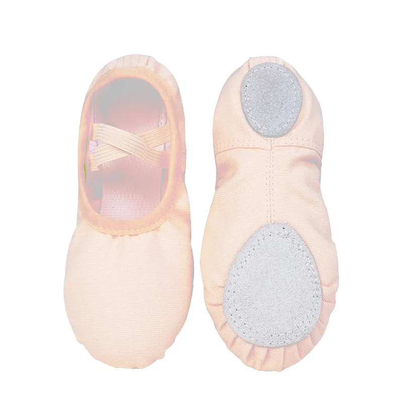 USHINE Women Ballet Shoes Canvas Girls Dance Slippers Split Sole Gymnastics Yoga Dancing Shoes Children Adult Ballerina Shoes