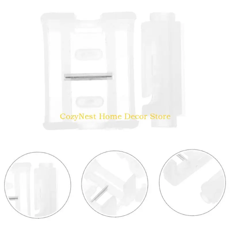 92MF Blind Cord Wrap Cleat Blind Brackets Set Window Blinds Headrail Holder Bracket Blind Cord Winder for Home Office Curtain