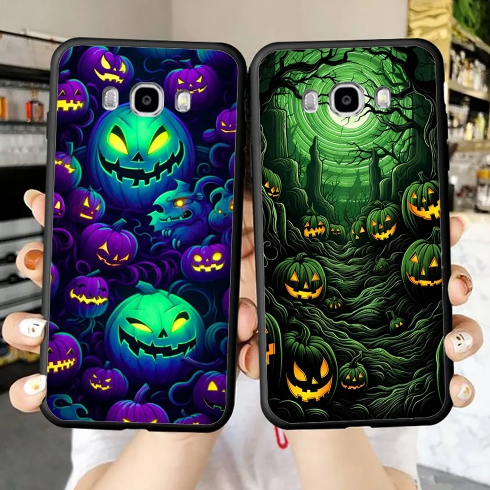 Halloween Pumpkin Phone Case For Samsung J 7 plus 7core J7 neo J6 plus prime J6 J4 J5 Mobile Cover