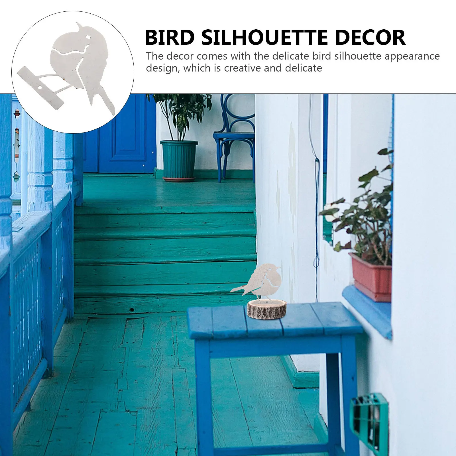 

Delicate Shape Decor Widely Used in Garden Yard Lawn Outdoor Adornment Bird Decor Garden Scene Decoration