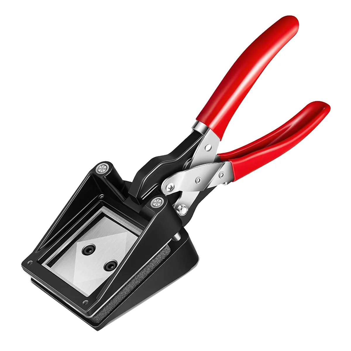 ハンドヘルドパスポートフォトカッター、IDダイパンチピクチャーカッター、オフィスファミリー用ペーパーカッター、2x2インチ