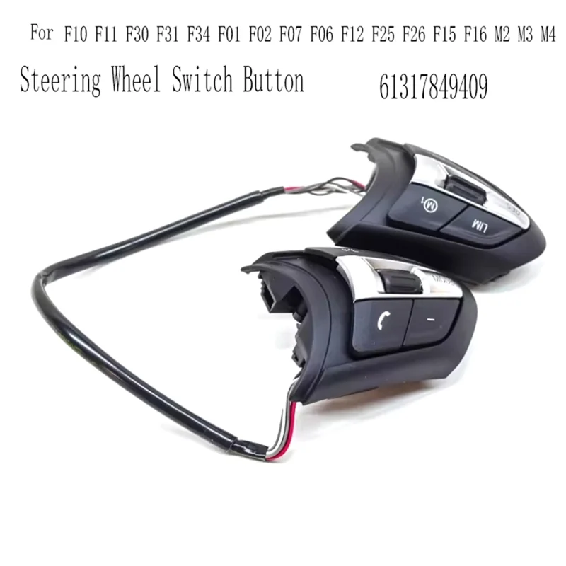 

Steering Wheel Switch Buttons Steering Wheel Buttons Steering Wheel Button For BMW Steering Wheel Switch 61317849409 61317849410
