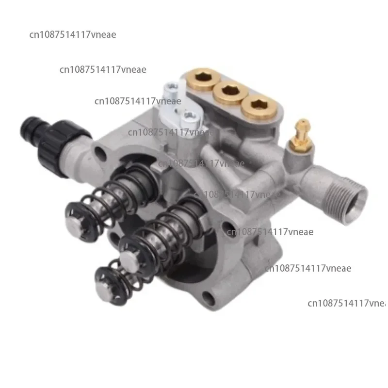 LT-390 High Pressure Cleaner Pump Head Car Wash Pump Cover Car Wash Machine High Pressure Pump Head Plunger Accessories
