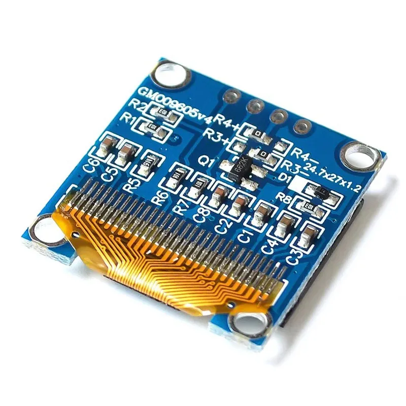 White Blue Color 0.96 Inch 128X64 OLED Display Module Yellow Blue OLED Display Module for Arduino 0.96 IIC Communicate