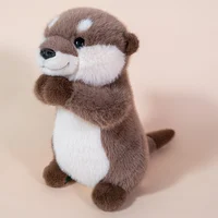 25/30cm Cartoon Otter Plush Toy Cute Stuffed Animals Fluffy Otters Plushies Doll Anime Kawaii Soft Kids Babys Accompany Toys 2
