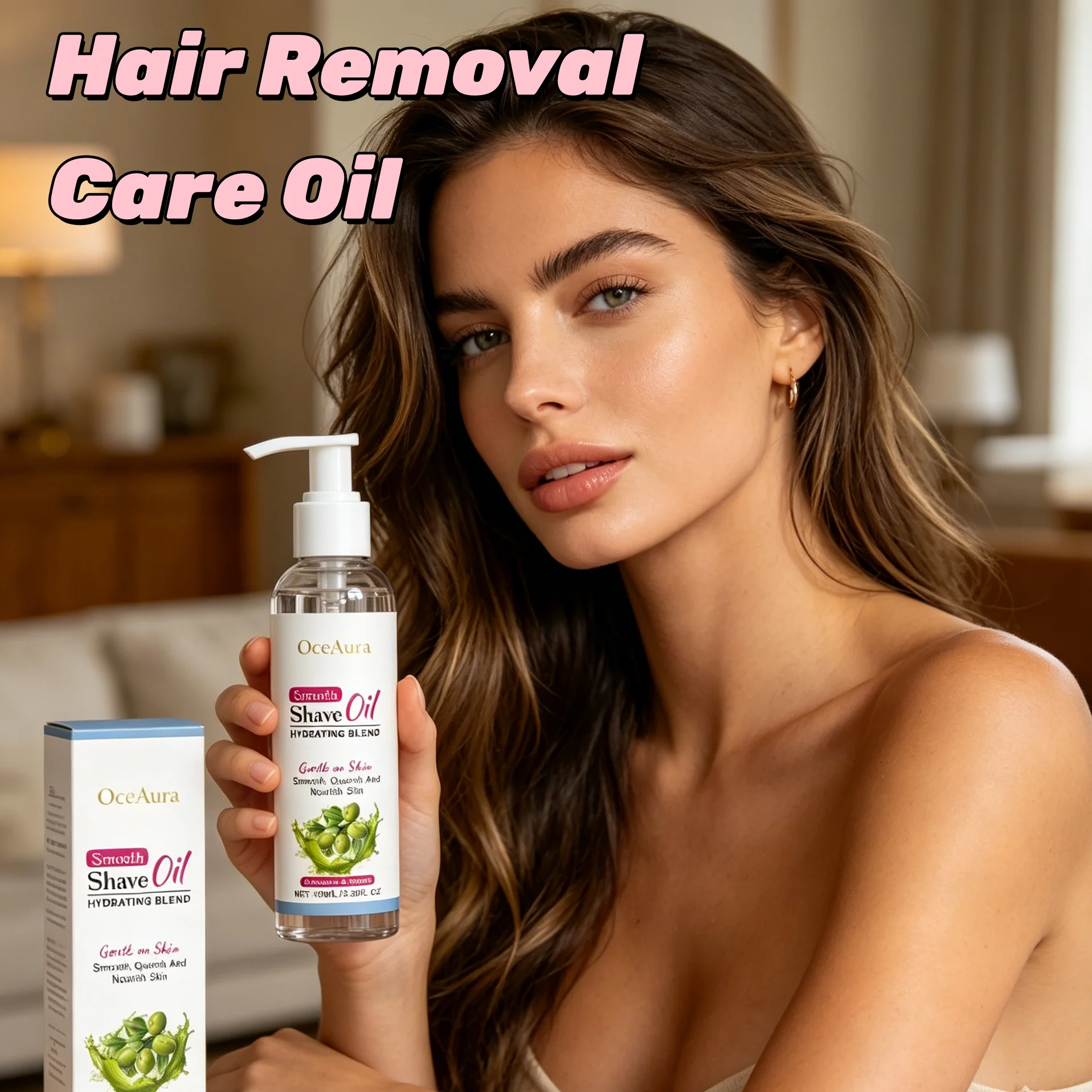 Natural Plant Oil After Depilatory Soothing Moisturizing Slow Hair Regrowth Reduce Razor Burn Sensitive Body Skin Care Essence
