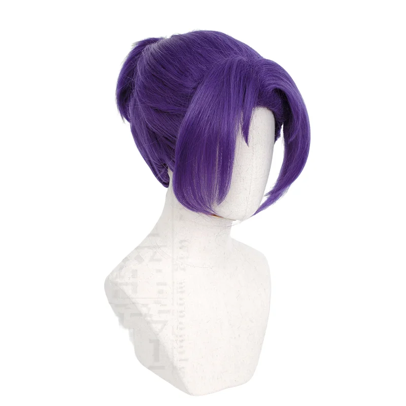 Anime Blue Lock Mikage Reo Cos Wig 45CM Purple Short Hair Heat-resistant Synthetic Hair Halloween Party Cosplay Wigs+wig Cap