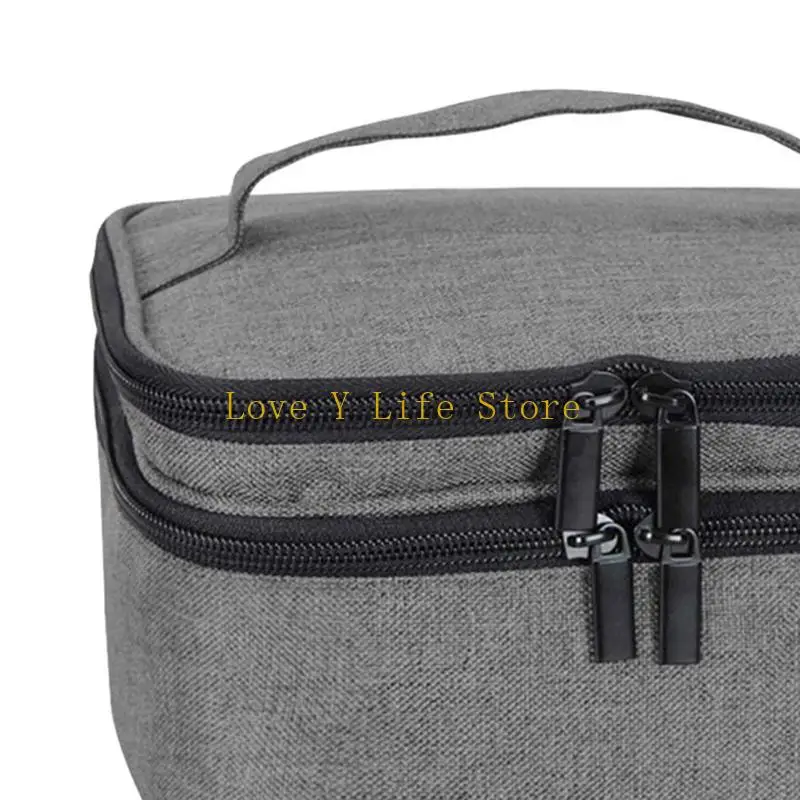 L74C Clinical Storage Bag Waterproof Layered Compartments Elastic Mesh Pockets