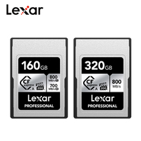 Lexar Professional CFexpress Type A Memory Card SILVER Series 160GB 320GB VPG200 8K Read Up to 800MB/s for Sony Cameras