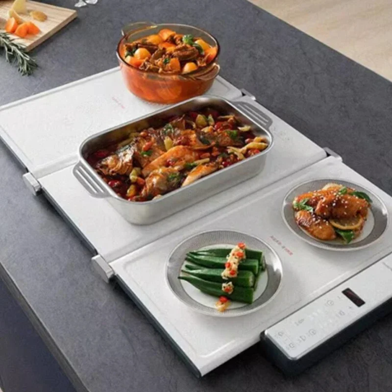 Square Hot Pot Table Heating and Insulating Mat, Second Generation Folding Heat Insulating Cutting Board for Home Use