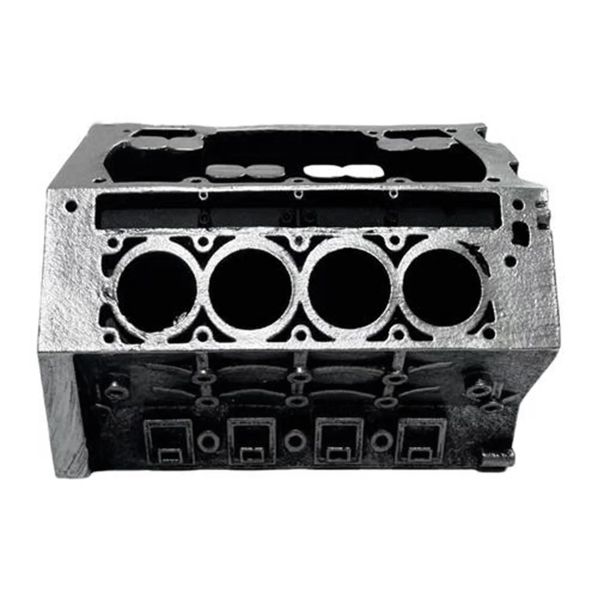 

Hot sale Engine Block Business Card & Pencil Holder DIY Business Card Holder Organizer Display Desk Engine Model Silver