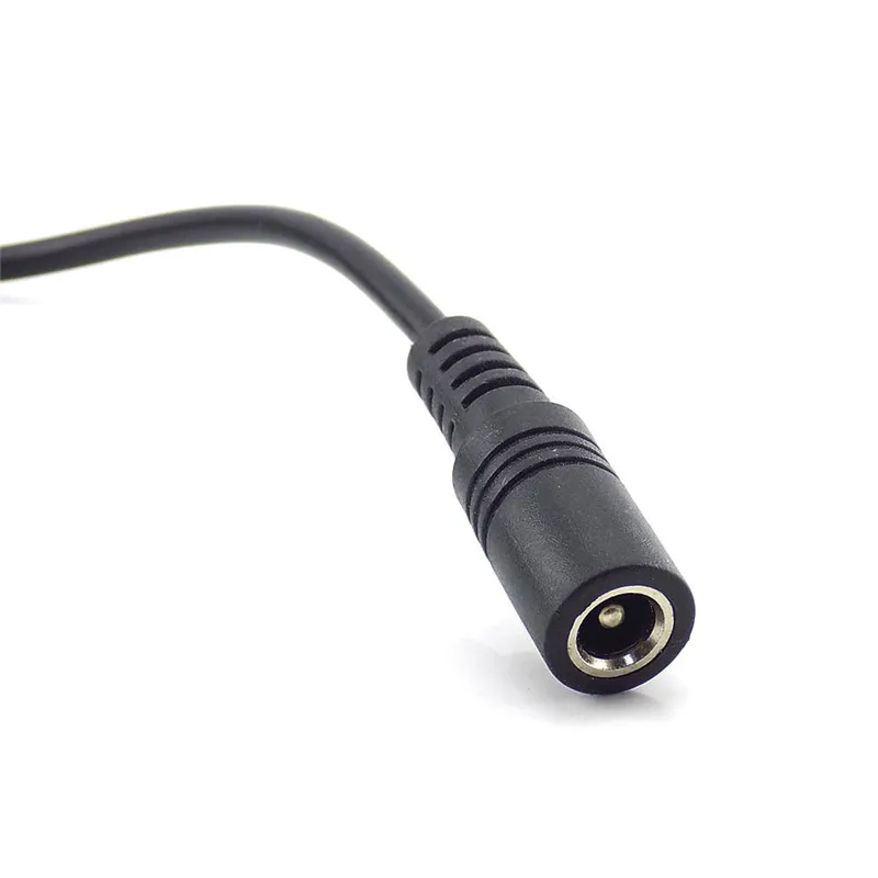 Female to Male Plug CCTV DC Power Cable Extension Cord Adapter 12V Power Cords 5.5mmx2.1mm For Camera Power Extension Cords