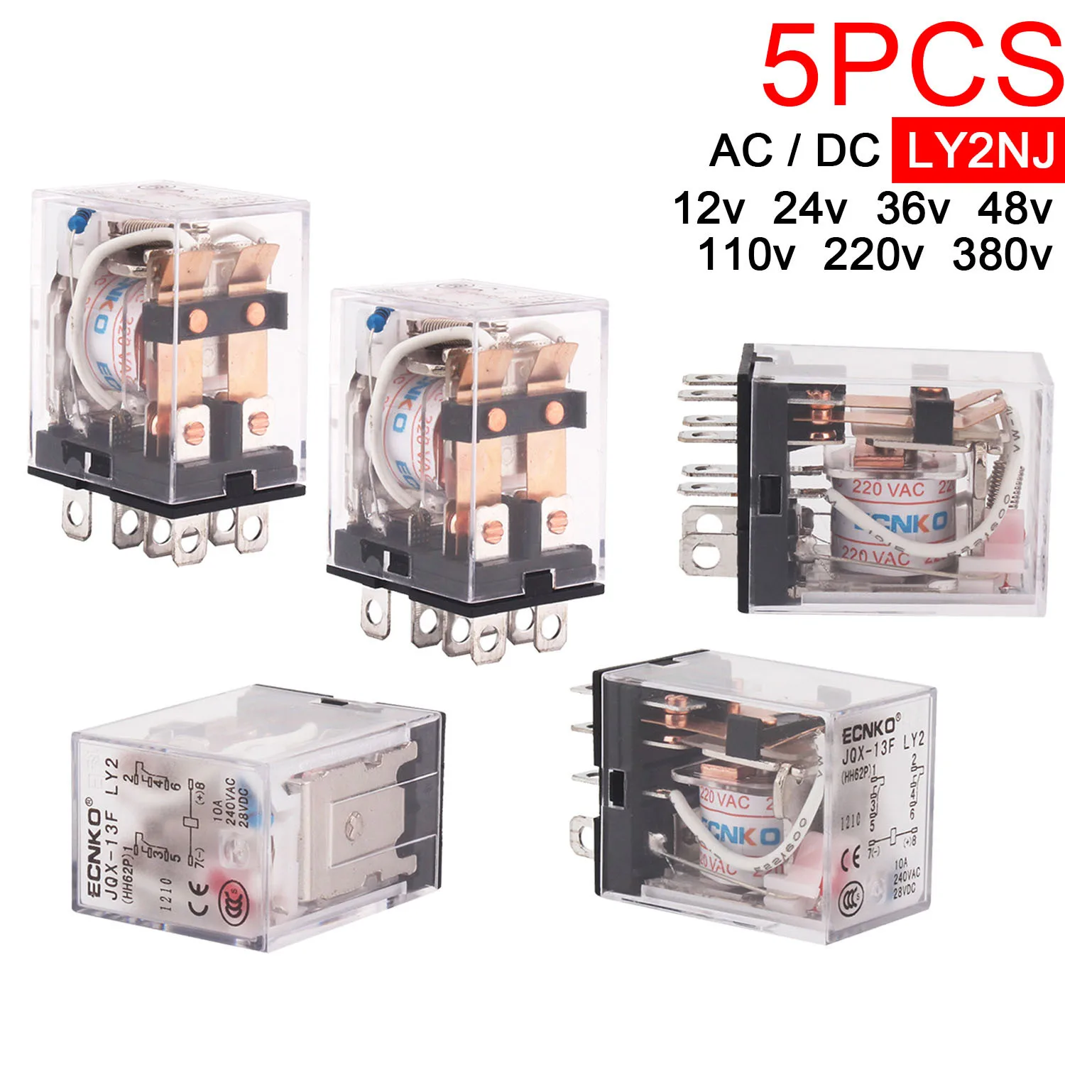 5Pcs LY2NJ HH62P Co…