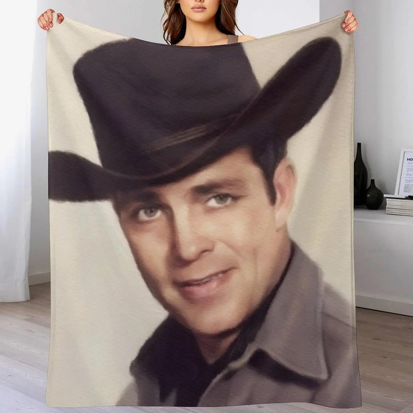 Dale Robertson, Actor Throw Blanket Travel Blankets For Sofas Blankets