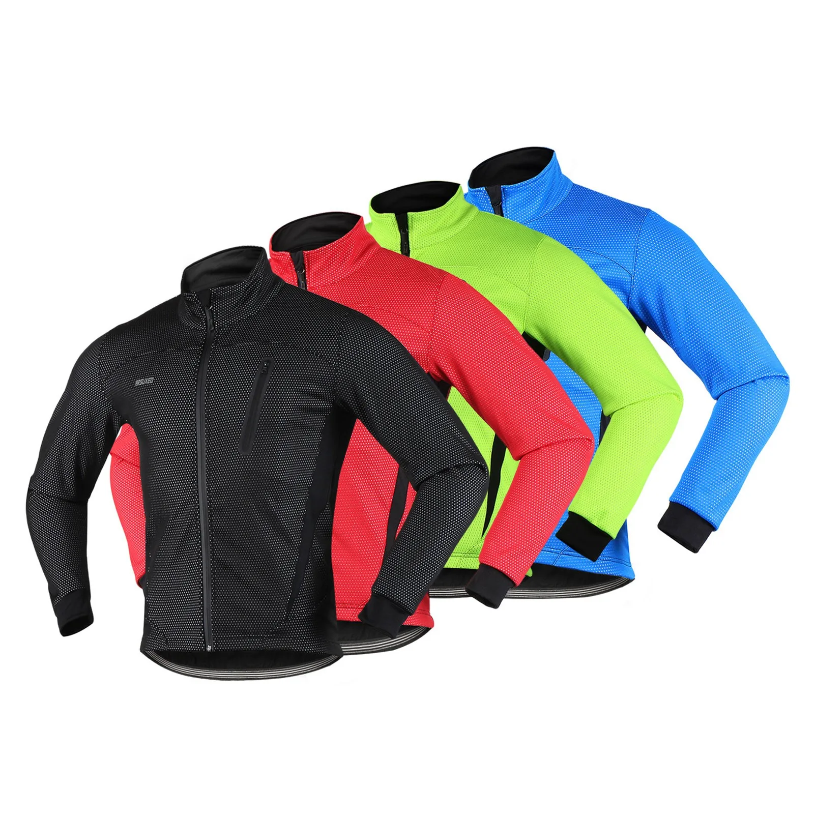 Men's Cycling Jacket Cycling Jacket Winter Soft Fleece Jacket Windproof Mens Winter Coats Business Casual Winter Working Coats