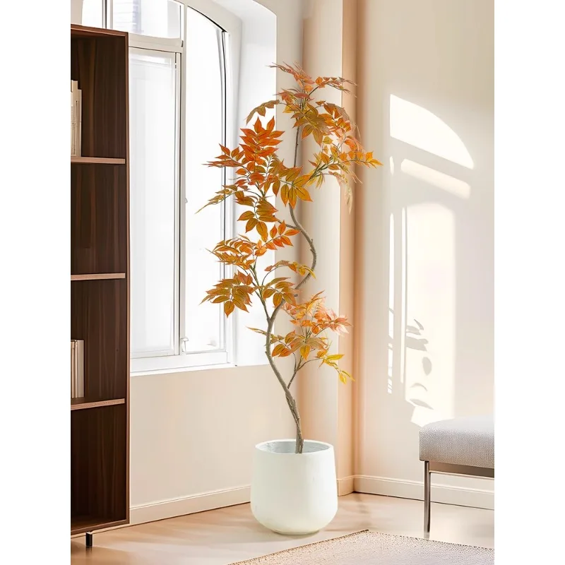 1.8 meters simulated green plant living room decoration bionic fake paint wood tree indoor potted plant ornament large