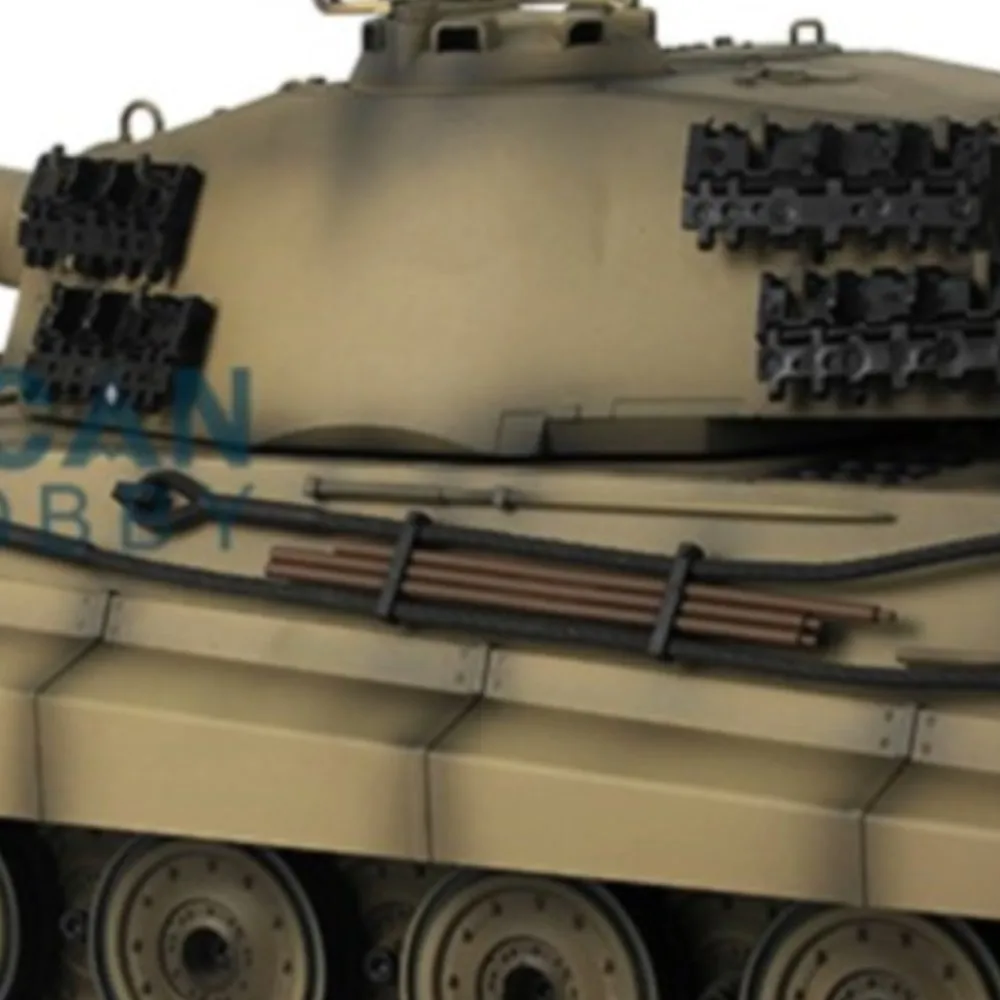 

2,4G Henglong 1/16 желтый 7,0 пластиковый немецкий King Tiger RC танк модель 3888A BB стрельба армейская модель игрушки TH17559-SMT7