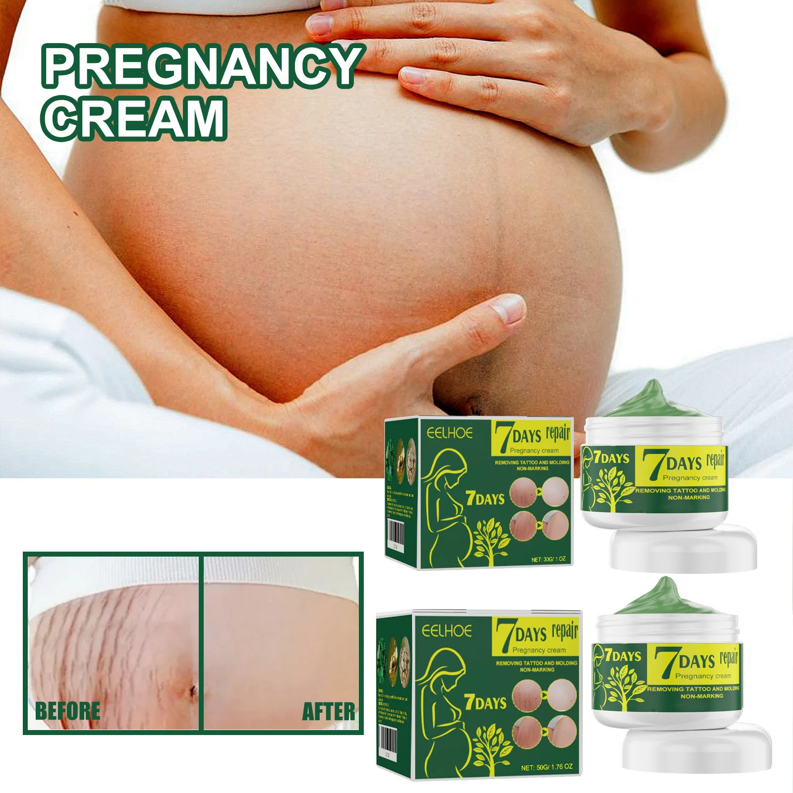 

Skin Repair Cream for Daily Moisturizing of The Body, Gentle Skin Repair To Improve Skin Quality, and Care Cream for Skin Care