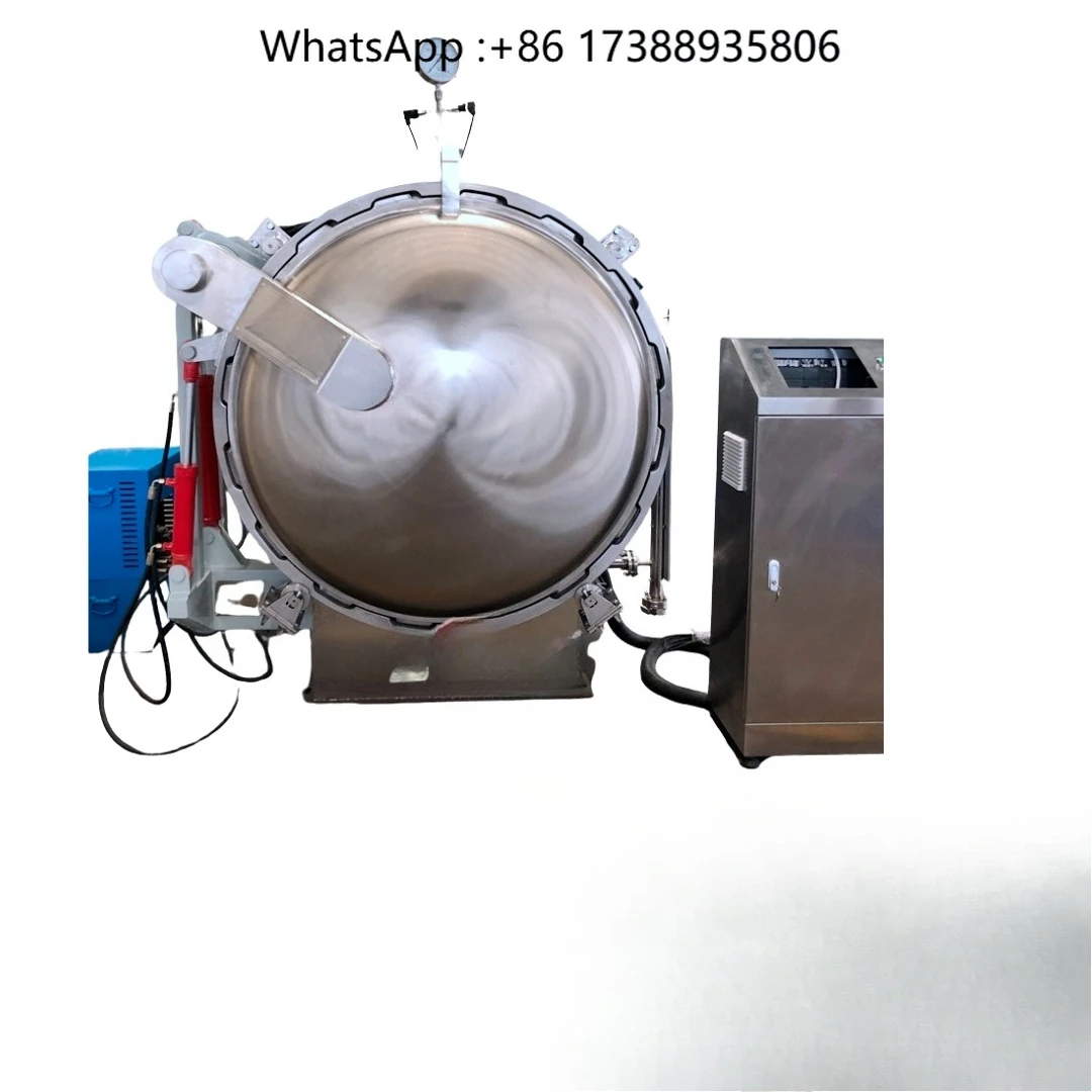 New Compact Steam Retort Machine with Automatic Control 304 Stainless Steel High Productivity for Central Kitchen Catering