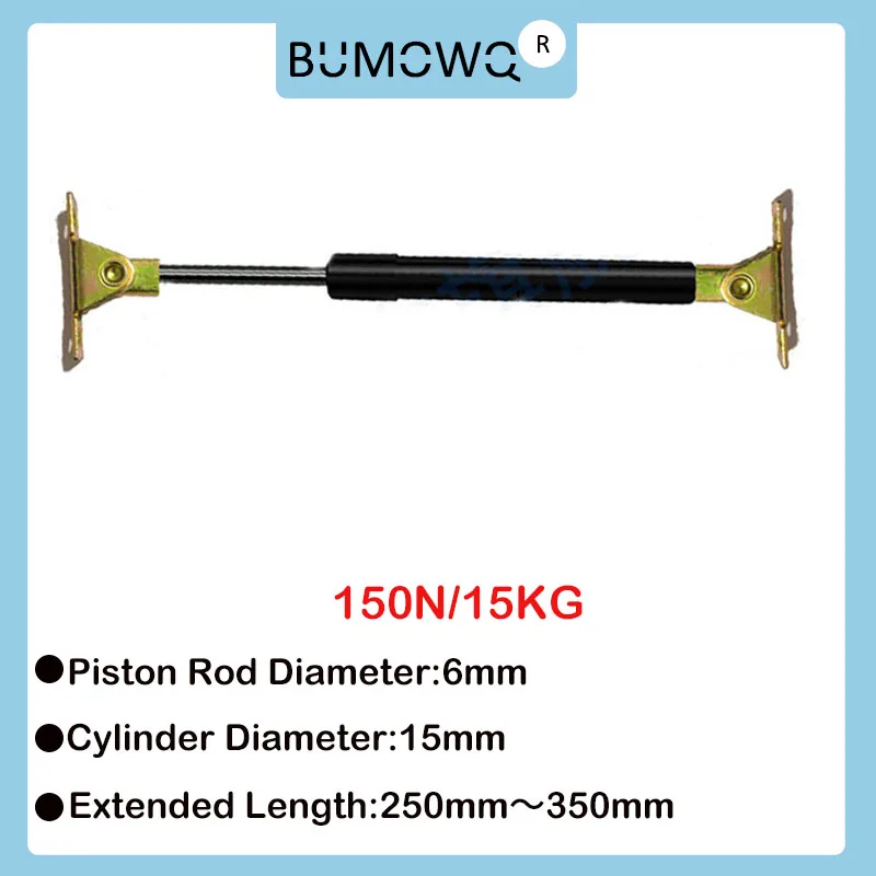 

1PC 250mm-350mm 15kg/150N Universal Strut Bars Furniture Strut Bar Gas Shock Absorber Hydraulic Lift Kitchen Cabinet Hinge