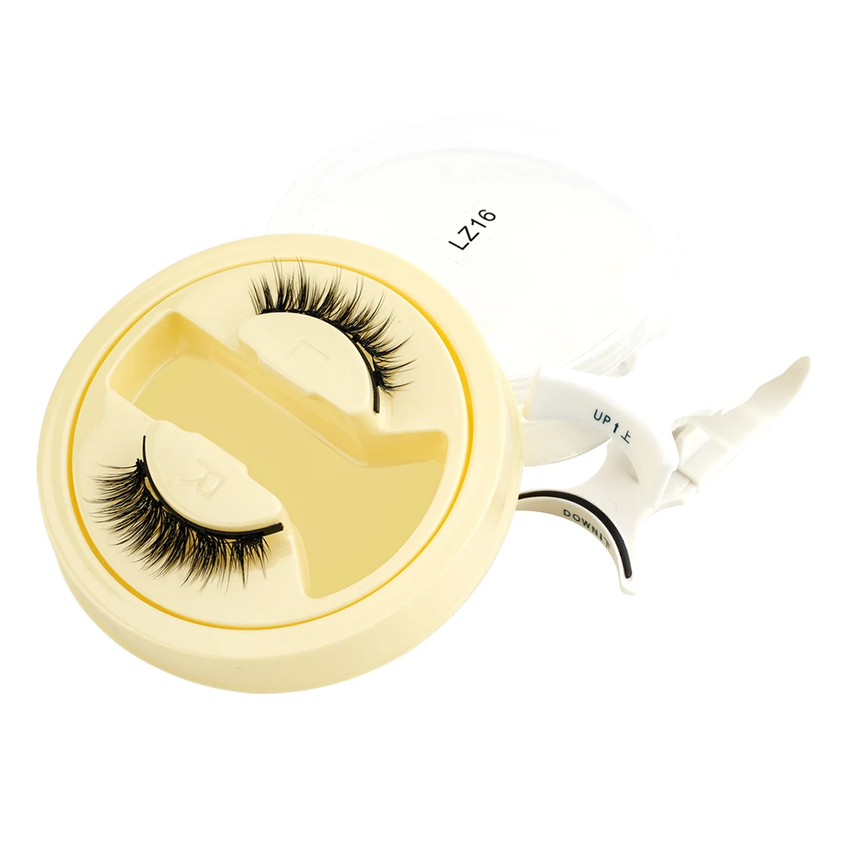 New 1 Pair Cat Eye Magnetic Eyelashes Set Natural Light Eyelash Extension Tools Reusable False Eye Lashes With Tweezers Makeup