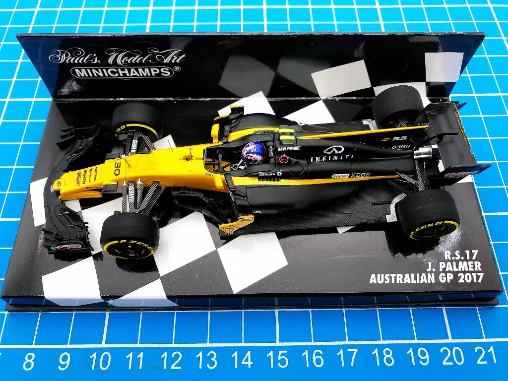 

Minichamps 1:43 F1 RS17 2017 Palmer Australia моделирование ограниченная серия смола металл статическая модель автомобиля игрушка в подарок