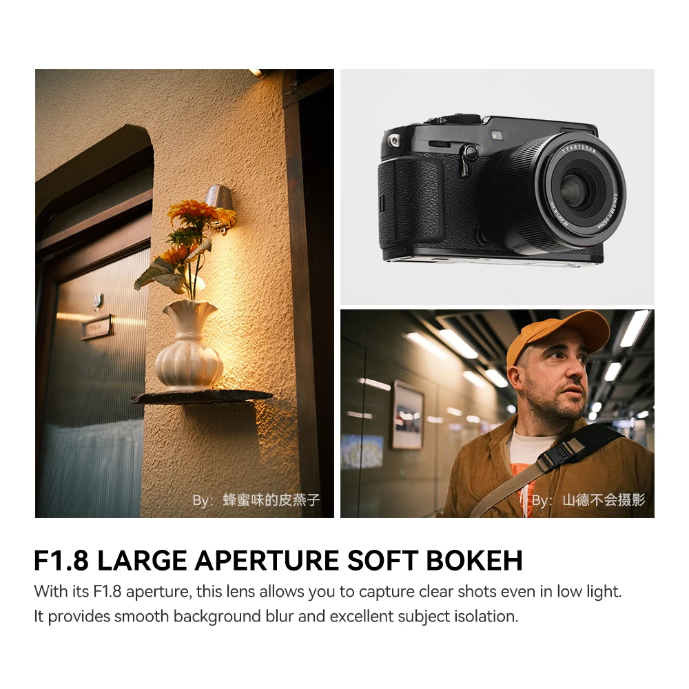 Объектив TTArtisan 23 мм F1.8 AF с автофокусом APS-C для Fuji XF Fujifilm X Mount Nikon Z Sony E XM5 XT50 ZFC ZVE10 A7C A7R Z6 Z7