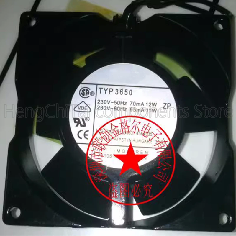 

Original 100% Working TYP 3650 230V 12/11W 50/60Hz Fan