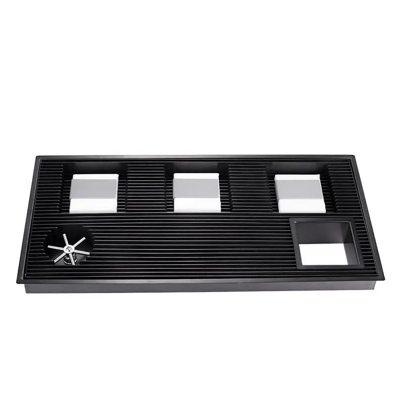 Stainless steel workbench brewingdrinking water bar table cup washer sink hand brewing coffee table