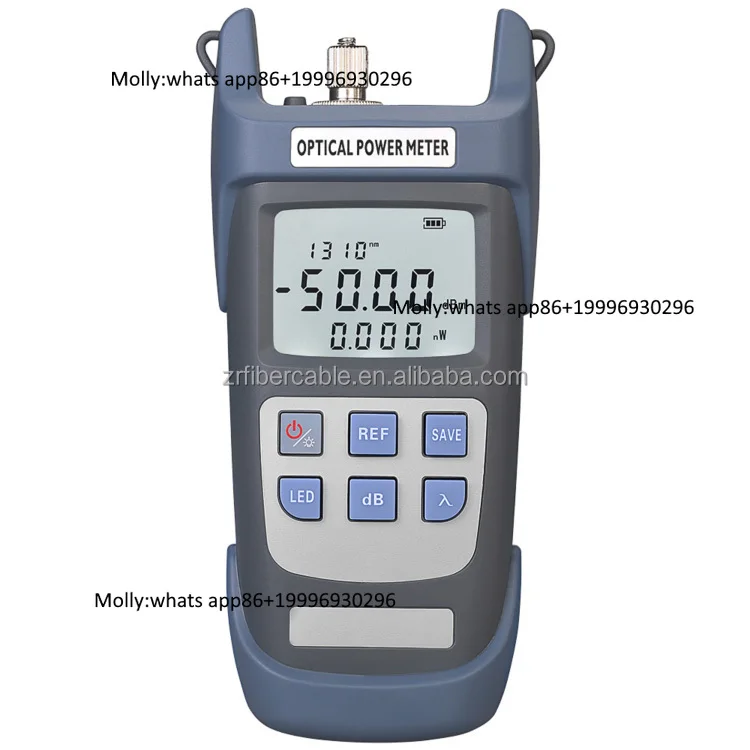 New Optical Cable Tester Tools Mini OPM Portable FTTH Power Meter Optical Fiber