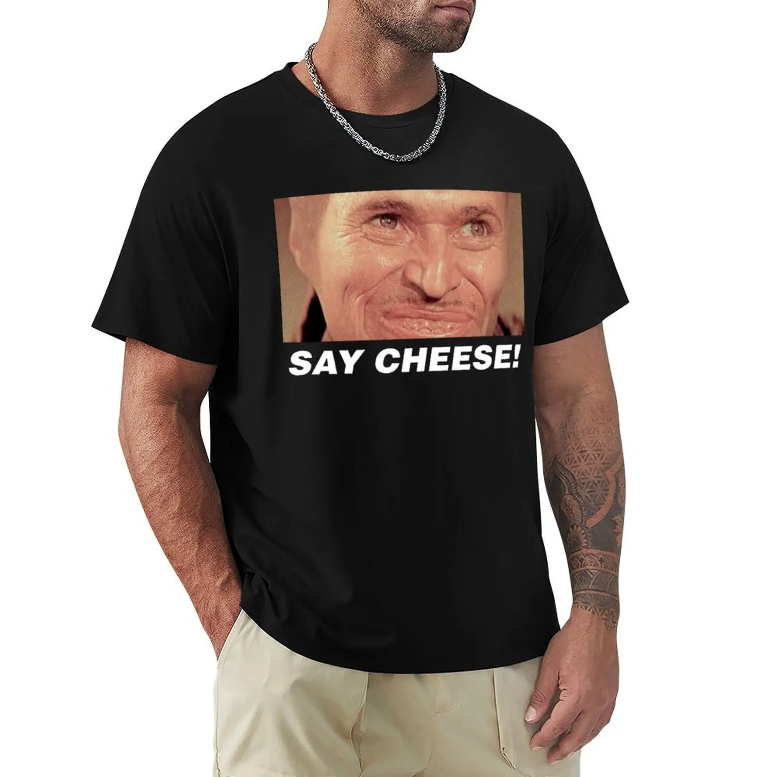 

Say Cheese Bobby Peru Wild at Heart Tribute T-Shirt Basic Plain Tee for Spring and Summer