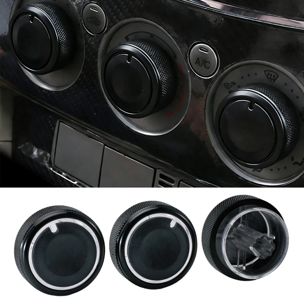 

Комплект из 3-х ручек управления кондиционером для Ford Focus 2 3 MK2 MK3 Седан Хэтчбек, для Mondeo, переключатели управления климат-контролем, аксессуары