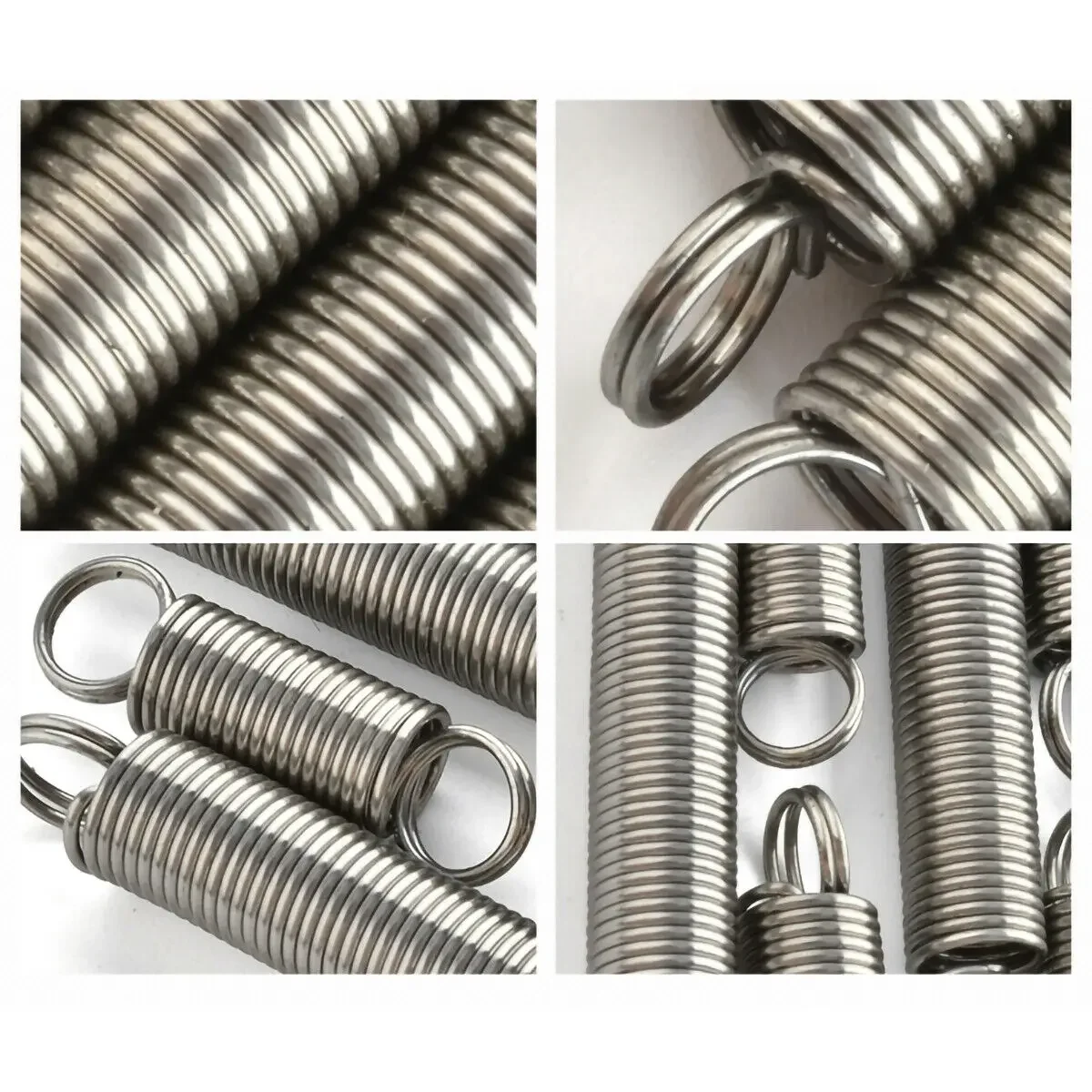 1 Stück 2 mm Drahtdurchmesser 304 Edelstahl Doppelhaken Zugverlängerungsfeder Außendurchmesser 14/17/20 mm Länge 50 mm – 300 mm