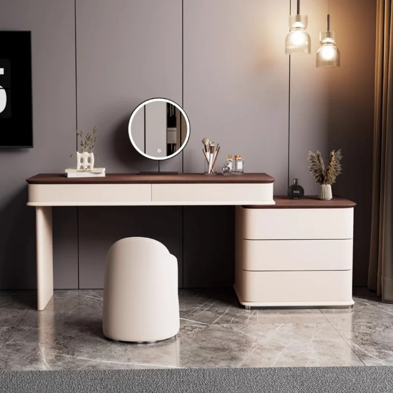 

Girls Modern Makeup Vanity Table Dresser Stand Nordic Cabinet Makeup Table Sets Women Dressing Meuble Coiffeuse Home Furniture