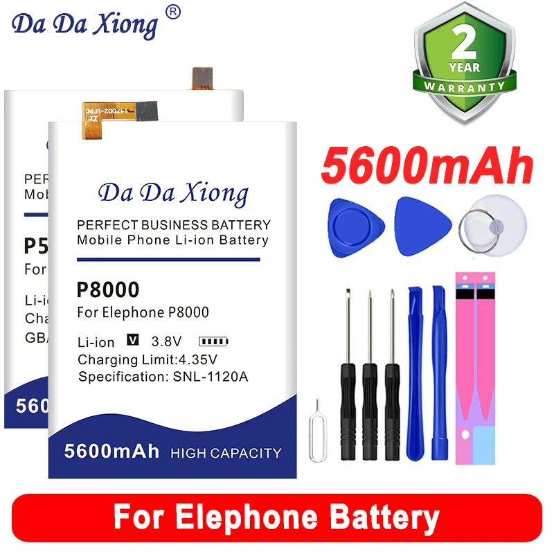 

Phone Battery For Elephone P2000 C P3000 S P5000 P7000 P8000 P9000 Lite High Quality Replace Phone Batteries Free kit