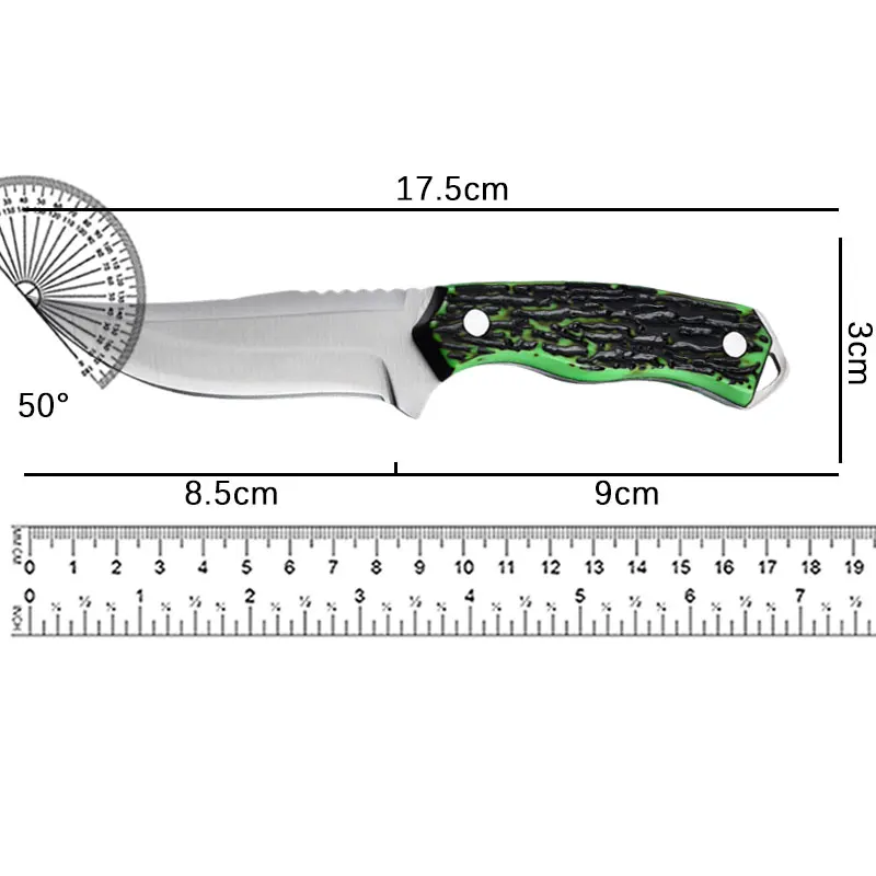 Outdoor Multi-Purpose Fruit Knife Camping Portable Knife Outdoor Small Straight Knife Camping Knife